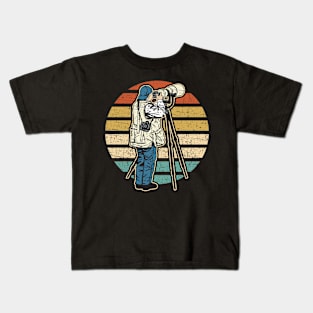 Vintage Photographer And Camera Kids T-Shirt